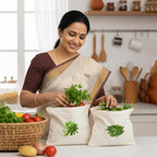 Reusable Vegetable Cotton Storage Bags