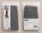Kyra Edition Wide Leg Jeans – Premium Denim Grey (Pack Of 2 Jeans)