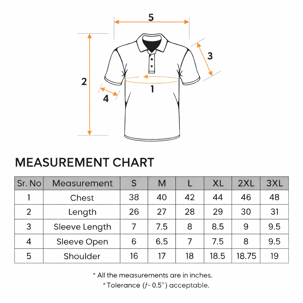 LinenCotton™ Polo T-Shirts Combo Pack Of 4