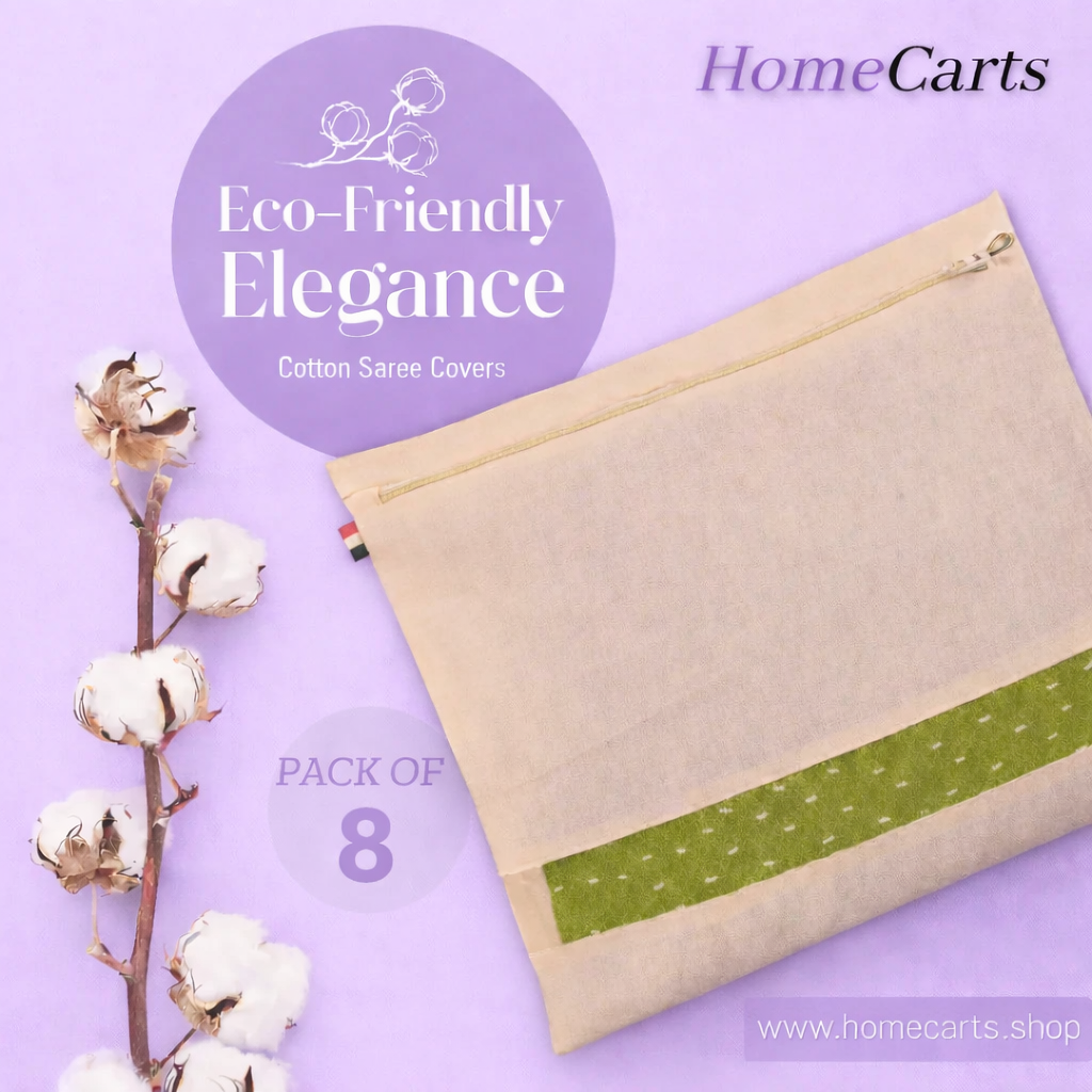 Premium Cotton Saree Covers with Zip