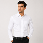 Cotton White Shirts Pack Of 2