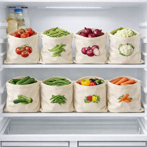 Reusable Vegetable Cotton Storage Bags